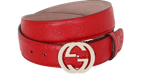 red belt gucci|red Gucci belts silver buckle.